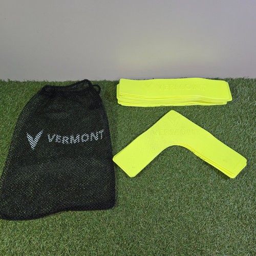 Vermont Tennis Court Lines - Mini Tennis Court Lines & Edges Set | Fluro Yellow