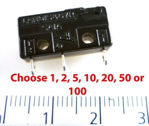 Landis and Gyr SAIA XCF3 Push Button Microswitch 250VAC 10A SPCO MBG019B