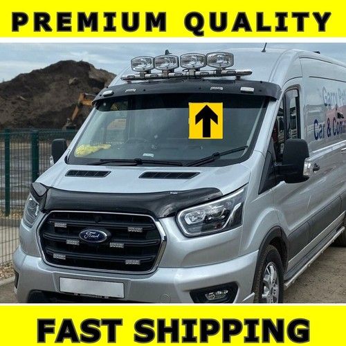 FORD TRANSIT MK8 2014-2019 SOLID SUNVISOR SUN VISOR WIND DEFLECTOR