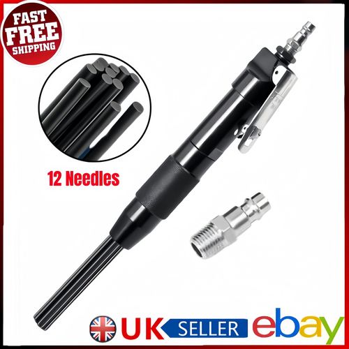Air Needle Scaler Descaler Needle Gun Hammer Rust Remover De-ruster 12 Needles. — image 2