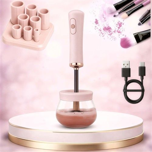Rechargeable Makeup  Brush Cleaner Machine Quick Dry Set-Free Shipping