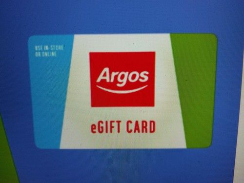 £20 Argos  online voucher Send By A PHOTO
