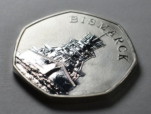  German Battleship BISMARCK Silver Commemorative. Pursuit & Sinking, WW2, Navy — image 5
