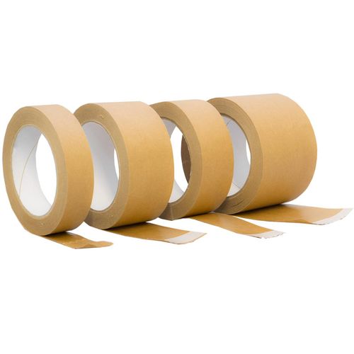 Brown Kraft Paper Packaging Parcel Tape Eco Friendly Biodegradable Recyclable50m — image 1