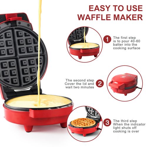 SUPERLEX 3-in-1 Waffle Omelette Doughnut Maker Multifunction Replaceable 6 Slice — image 10