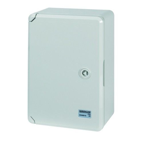 PLASTIC WEATHERPROOF IP65 LOCKABLE ABS ENCLOSURE WITH METAL BASE PLATE WALL BOX