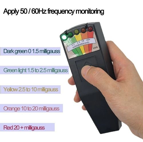 EMF Radiation Detector Gauss Meter Electromagnetic Field Tester 9V — image 2