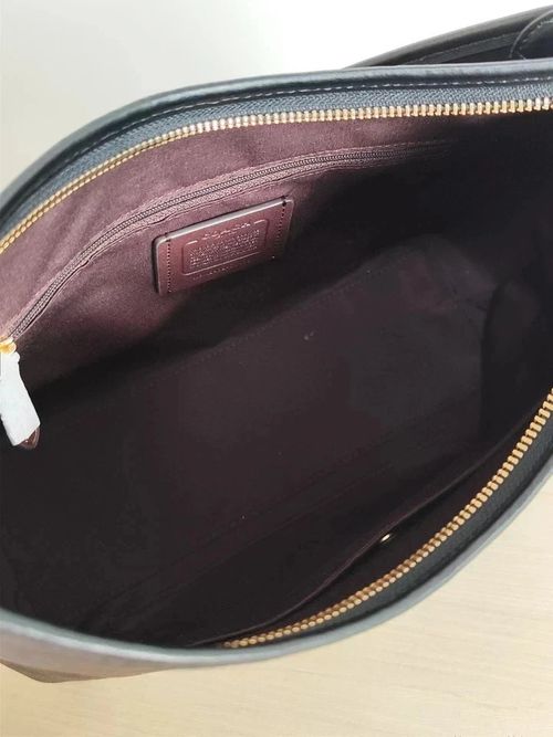 COACH CV975 Laurel In Signature Leather Walnut/Black outlet New JPN — image 6