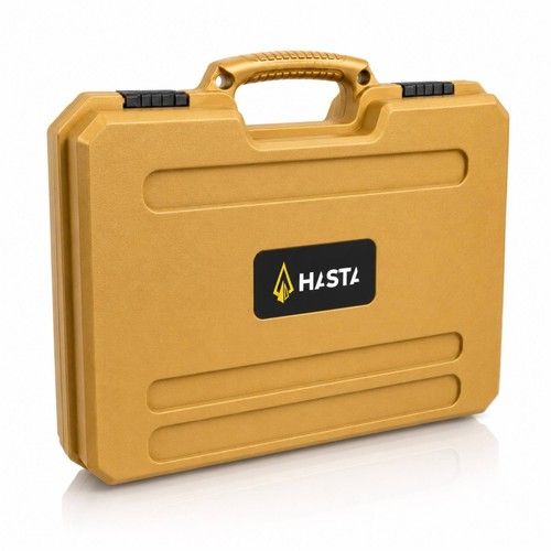 HASTA Pistol Hard Case Airsoft Gun Storage Box Foam Padded Lockable Padlock