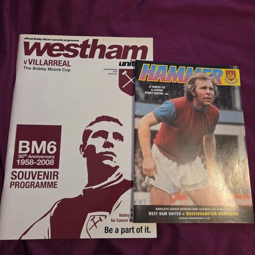 West Ham - Bobby Moore Football Programme Bundle - BM6 50th Anniversary — image 6