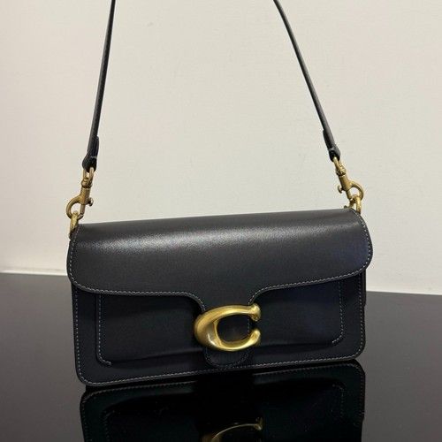 Coach CCX04 Tabby Shoulder 26 Natural Grain Leather Balck Outlet New from JP