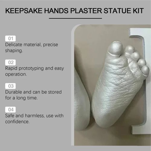 3D Hand Casting Kit Couples DIY Hand Molding Kit For Adults Keepsake Hand — image 7