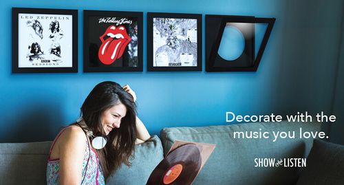 Vinyl FLIP Frame Wall Album Display Frame for LP 12" Record Cover Sleeve Black — image 7