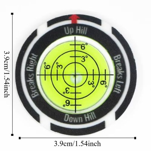 Golf Putt Green Reader Golf Ball Marker Level Precision Golf Putting Aid 1PC — image 5