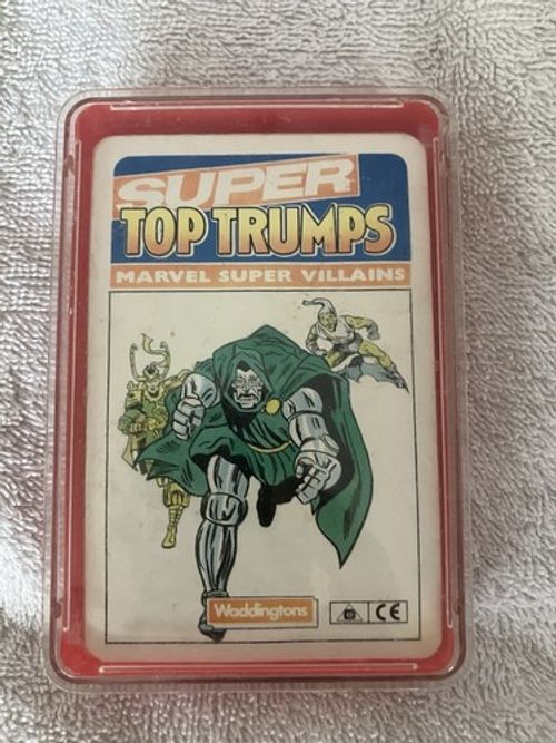 Super Top Trumps Marvel Super Villains 1988 Rare Vintage Retro