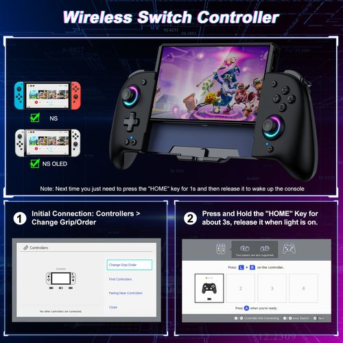 Wireless Gamepad Bluetooth Game Handle Controller For Nintendo Switch — image 4
