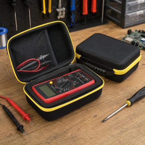 Portable Hard Case Tool Kit for Multimeter Large Capacity Storage Organiser Bag — image 4