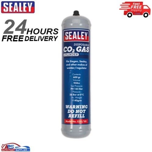   CO2/101 Sealey Gas Cylinder Disposable Carbon Dioxide 600g