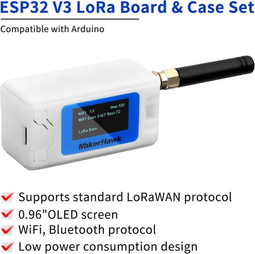 2X ESP32 LoRa V3 Development Board+868MHz IPEX Antenna+Heltec Meshtastic Case UK — image 6