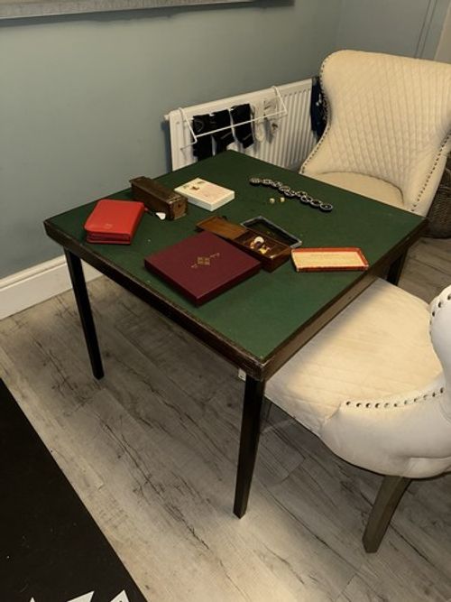 Vintage Folding Games Table