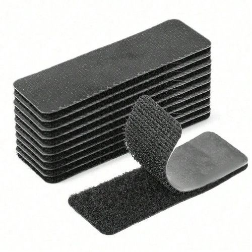 60Pcs Self Adhesive Hook Loop Strip Tape Heavy Duty Self Adhesive Sticky Tape UK