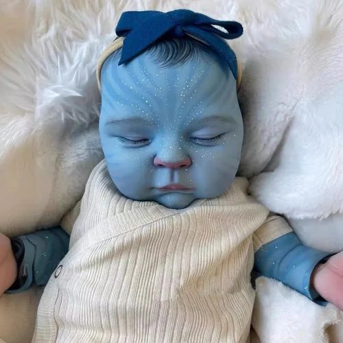 19in Lifelike Reborn Baby Dolls Avatar Peaches Real Handmade Full Body Toy Gift — image 3