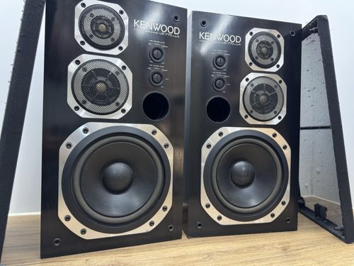 Vintage Kenwood Ls-770 Class A Speakers Made In Japan Pair Black *RARE* — image 5
