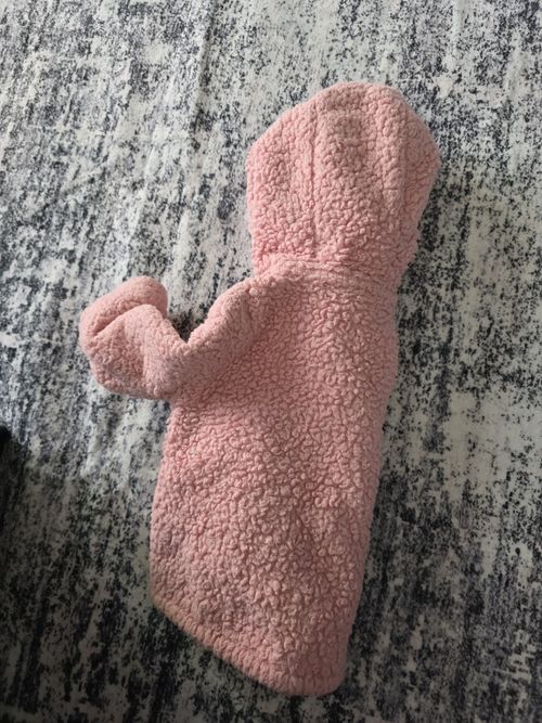 12 Months Carters Pink Polyester And Cotton  Teddy Bear Eared Jacket — image 5