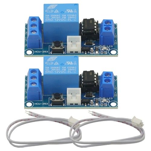 12v 1 Channel Latching Relay Module with Touch Bistable Switch MCU Control 2~4X