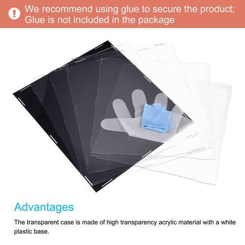 Acrylic Display Case Plastic Box Cube Storage Box Clear 41x36x20.5cm — image 3
