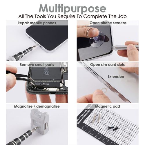139 Pc Precision Magnetic Screwdriver Set Electronics PC Mobile Repair Tool Kit — image 3