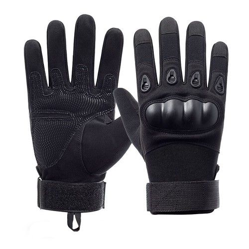 Tactical Gloves Knuckle Protection Men Paintball Airsoft Police Patrol Duty Gear
