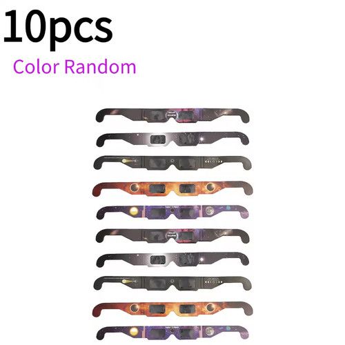 1x/5x/10x Solar Eclipse Glasses CE ISO Certified - Safe Sun Viewing UK Aug