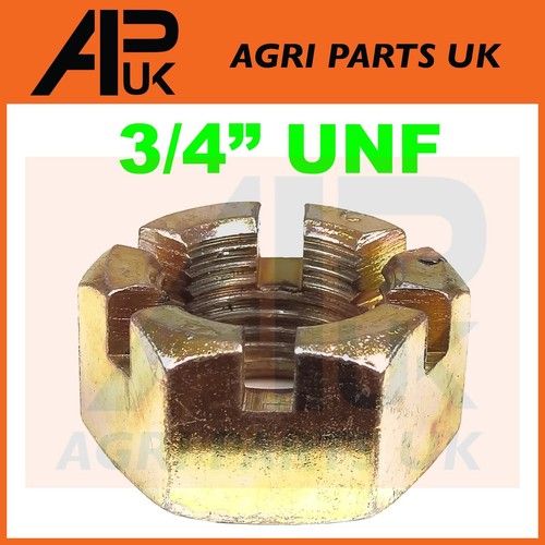 Front Hub Spindle Nut 3/4"UNF for Massey Ferguson Fordson International Tractor