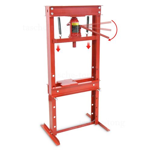 20 Ton Workshop Press Machine Hydraulic Bench & 52x Bearing Bush Driver Seal Kit — image 3