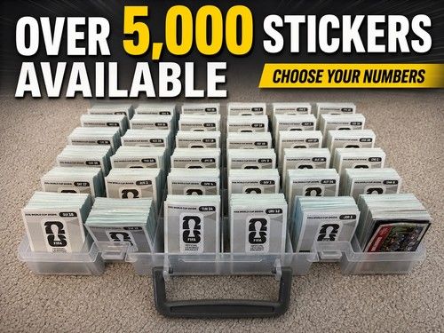 Panini FIFA World Cup 2026 Stickers Choose Your Numbers Singles Complete Album