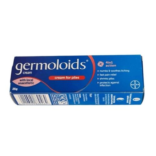 Germoloids Cream/Ointment/Suppositories - Relieves Discomfort, Itching & Pain