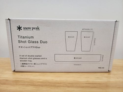Snow Peak Titanium Shot Glass Duo - Festival 2026 Spring Edition FES-410 — image 1