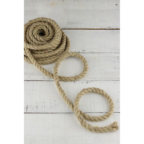 100% Natural Jute Hessian Rope Cord Braided Twisted Boating Sash Garden Decking — image 7