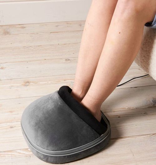 iRestore Foot Warmer Built-In Heat Function & Vibration Massage Grey/Black