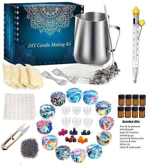 Candle Making Kit DIY %100 Pure Bees Wax Kit Gift 2021 — image 1