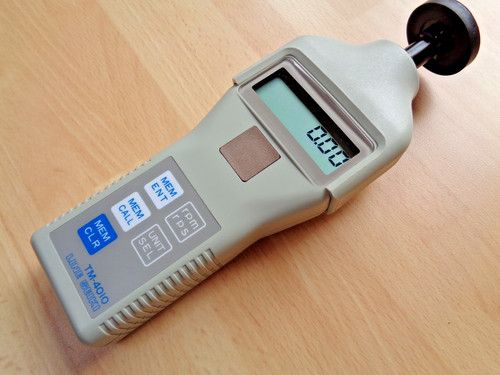 Genuine ~ LINE SEIKI Handheld Digital Tachometer Kit ~ TM-4010K ~ Fully Tested