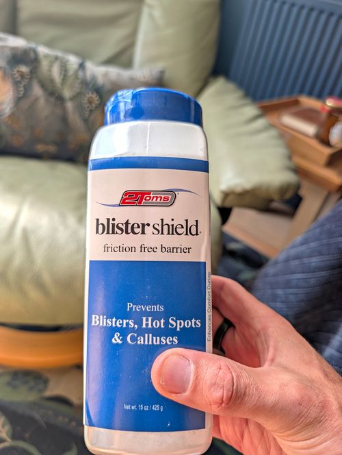 2Toms Blister Shield Powder Wax Barrier Feet, Waterproof, 425g Large Bulk — image 1