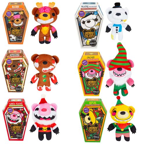 Deddy Bears Soft Toy Xmas Series 2 Complete Collection Pack of — image 1