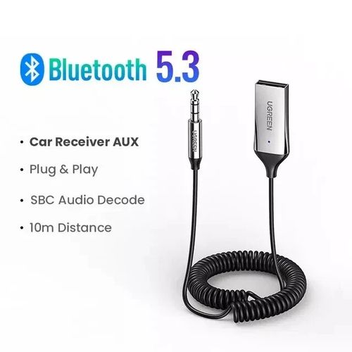 Ugreen Bluetooth 5.3 Car Receiver USB Aux Adapter with 3.5mm Built-in Mic — image 13
