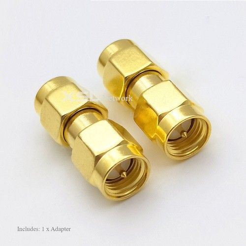SMA Male to male female, RP-male RP-female Antenna Port Socket Coupler Adapter