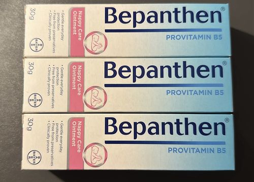 3x Bepanthen  Nappy Care Ointment for Newborn Skin-3 x 30g (Triple Pack) — image 1