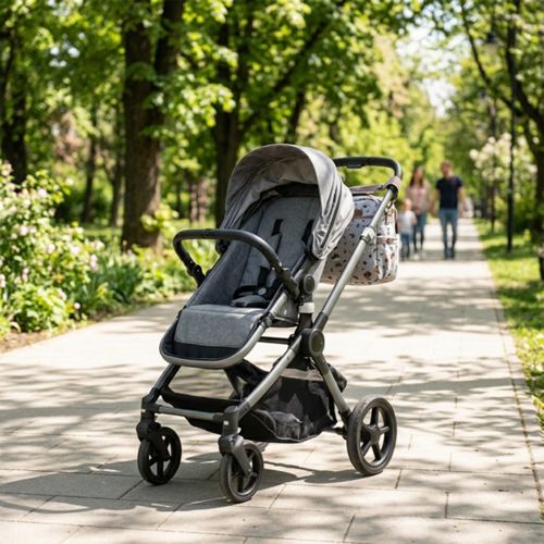 Stroller Bumper Bar Universal Fit Stroller Safety Bar Easy to Clean for Outdoor — image 8