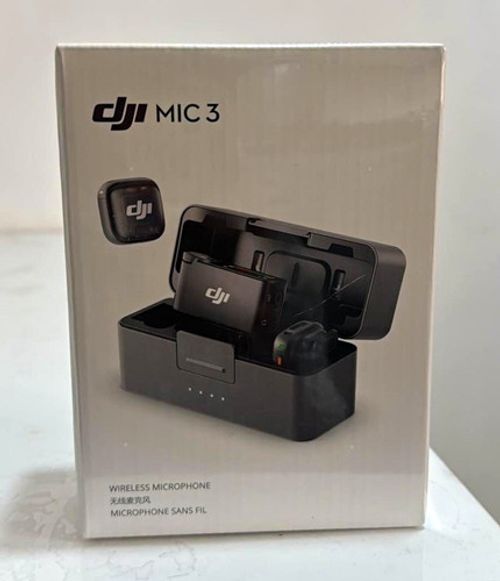 DJI Mic 3 (2 TX + 1 RX + Charging Case)  BRAND NEW SEALED 