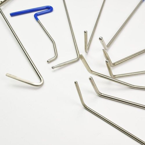 10PCS PDR Car Dent Puller Stainless Steel Rod Paintless Repair Hail Removal Tool — image 10